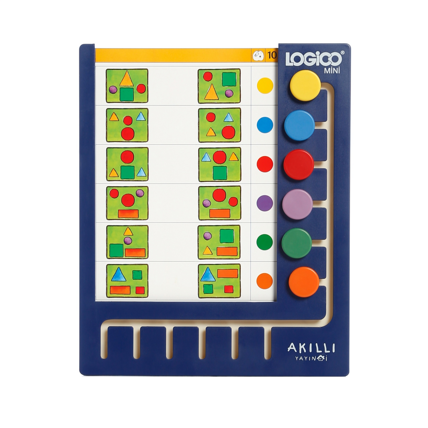 Orijinal Logiko - Akıllı Düğmeler 4-6 Yaş Odaklanma ve Zeka Geliştirme Seti