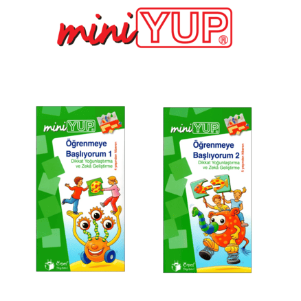 MiniYUP 4-6 Yaş Öğrenmeyi Öğreniyorum Eğitim Kitapları