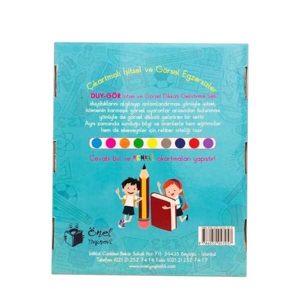 DUY-GÖR - İşitsel ve Görsel Dikkati Geliştirme Eğitim Seti 5-6 Yaş