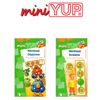 MiniYUP 6-8 Yaş Mantık Oyunları Kitapları