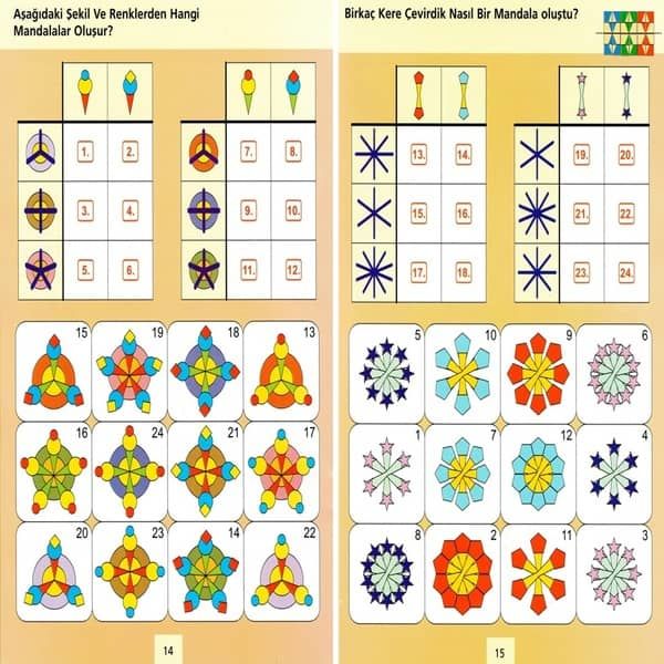 YUP 9+ Yaş Görsel Dikkat ve Matematiksel Zeka Seti