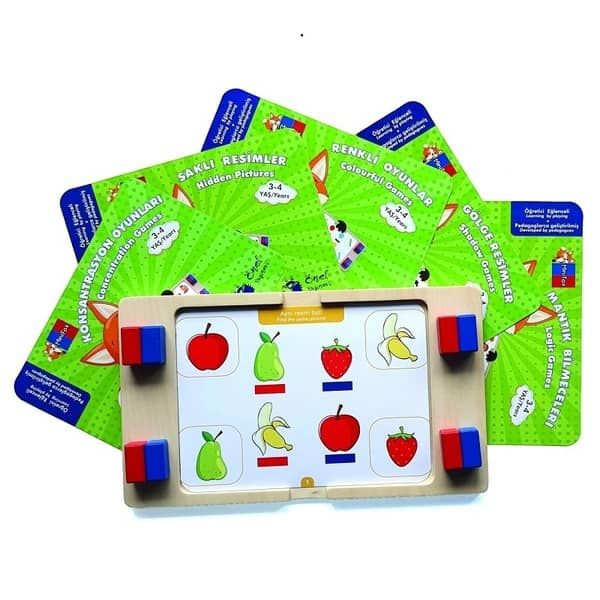 MİNİFOX 3-4 Yaş Dikkat ve Algı Geliştirme Seti